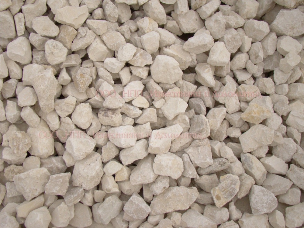 Щебень известняковый ГОСТ. Фракция 40-70 мм. куб.м