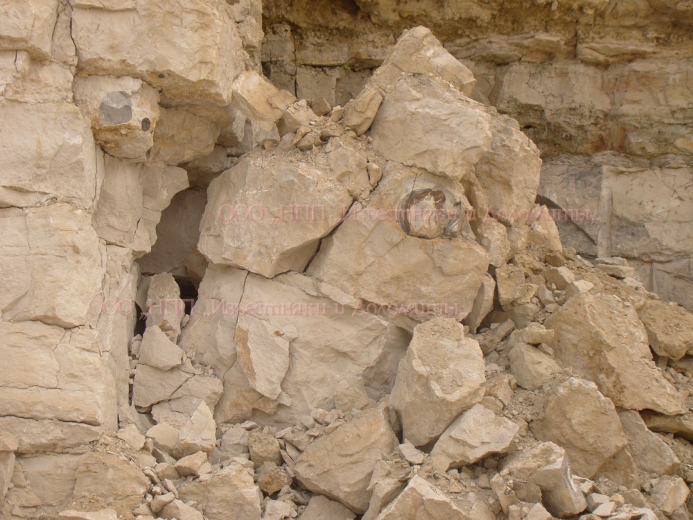 Порода карбонатная фракции 80/120 для производства строительной извести ТУ. Норма Б куб.м